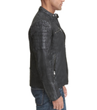 Zander Leather Moto Jacket