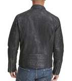 Zander Leather Moto Jacket