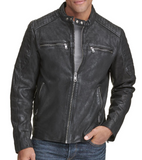 Zander Leather Moto Jacket