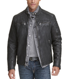 Zander Leather Moto Jacket