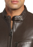 Quilted Leather Moto Jacket