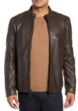 Quilted Leather Moto Jacket