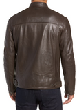 Quilted Leather Moto Jacket